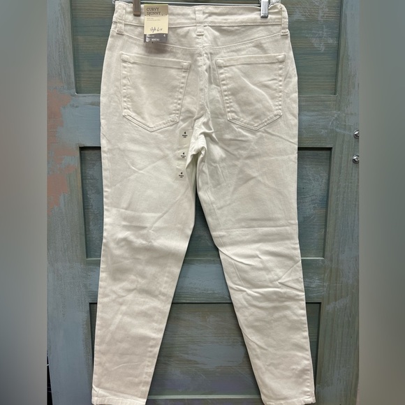 Style & Co skinny white jeans - Picture 2 of 3
